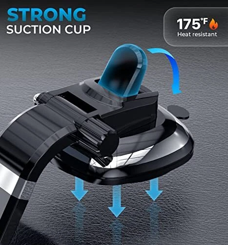 Phone Holder for Car, SmartClamp Car Phone Mount | Dashboard Cell Phone Car P... - Image 3 of 4