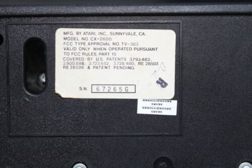 Atari 2600 Heavy Sixer Console Fully Tested w/ Original Paddles READ - Picture 8 of 23
