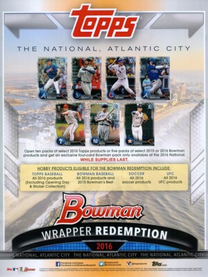 2016 BOWMAN CHROME NATIONAL CONVENTION COMPLETE 50 CARD BASE SET SNELL SEAGER RC