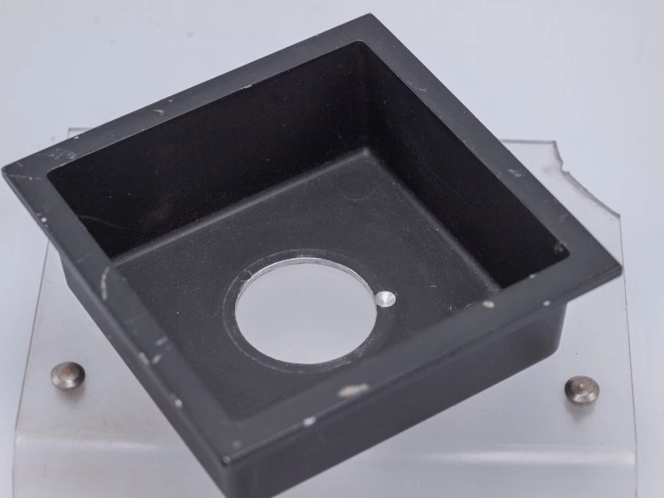 Calumet CC-400 Series 4x5" Camera Recessed 34mm Lens Board 4" Square 32.5mm Hole - Image 2 of 4