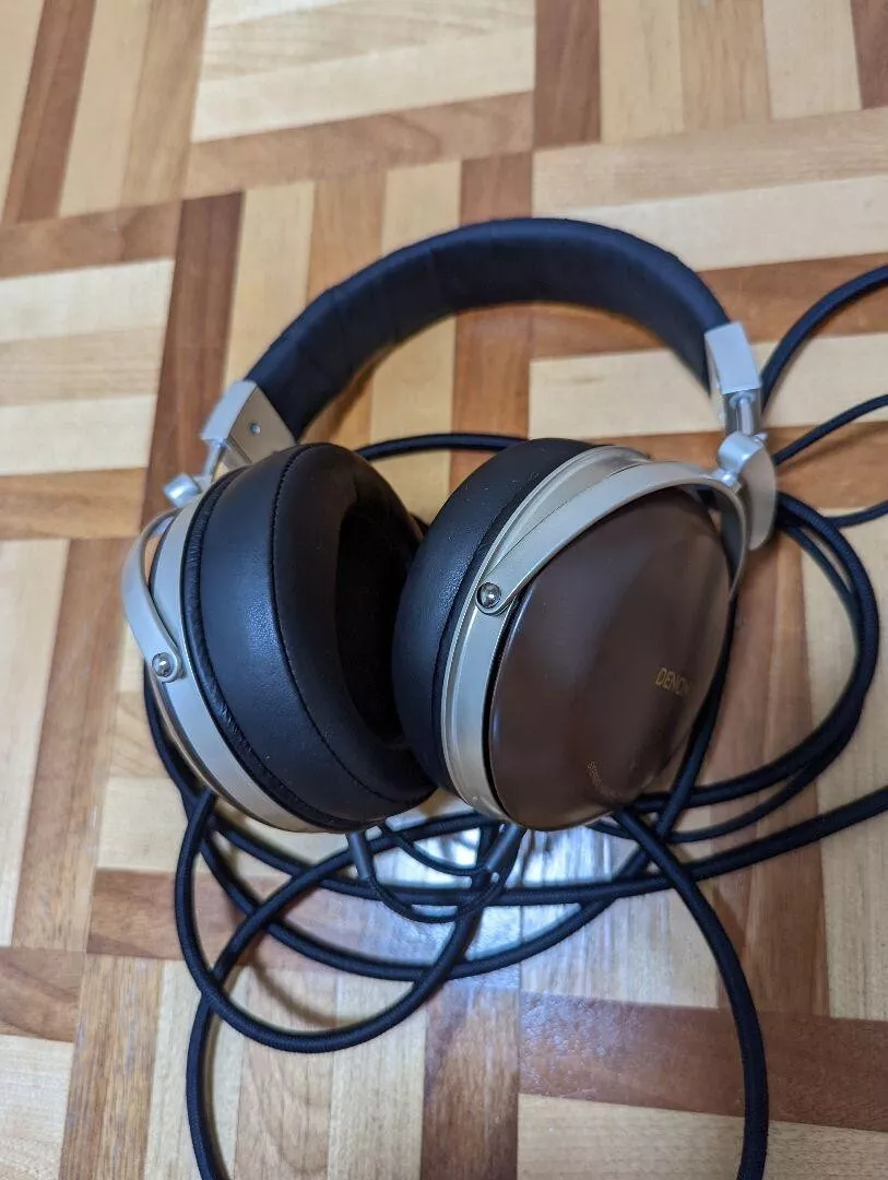 Denon AH-D5000 Over the Ear Stereo Headphones Used F/S