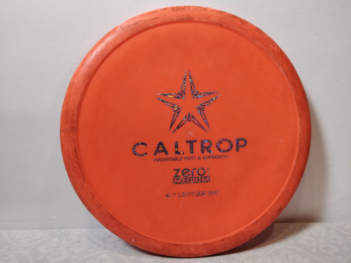 Latitude 64 Caltrop Zero Medium Putt and Approach Golf Disc Orange