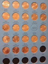 Complete UNC Set Whitman Lincoln Cents Coin Folder Starting 2014 Vol 4 4004 NEW