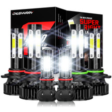 For Jeep Grand Cherokee 1999-2004 Led Headlight Bulbs Hilow Beam Fog Lights Kit