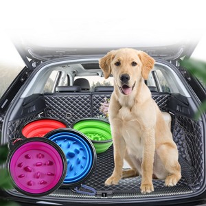 Pet Slow Eating Bowl Foldable Dog Feeder Eco Friendly Durable Non
