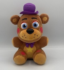 Funko Five Nights At Freddys Freddy Fazbear Brown Bear Purple Hat 8" Plush 2021