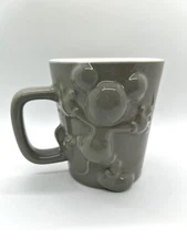 Mickey Mouse 3D Coffe Cup Coffee Mug Disney Store Grey 15 oz