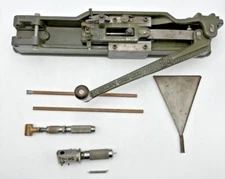 VINTAGE CV SCHMITT MODEL 24 RELOADING PRESS COMPLETE W/ 30-06 DIES AND MORE RARE