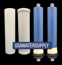 Carbon,Sediment, 2x 150GPD Membrane Filter Replace for Hydro Logic Stealth RO300