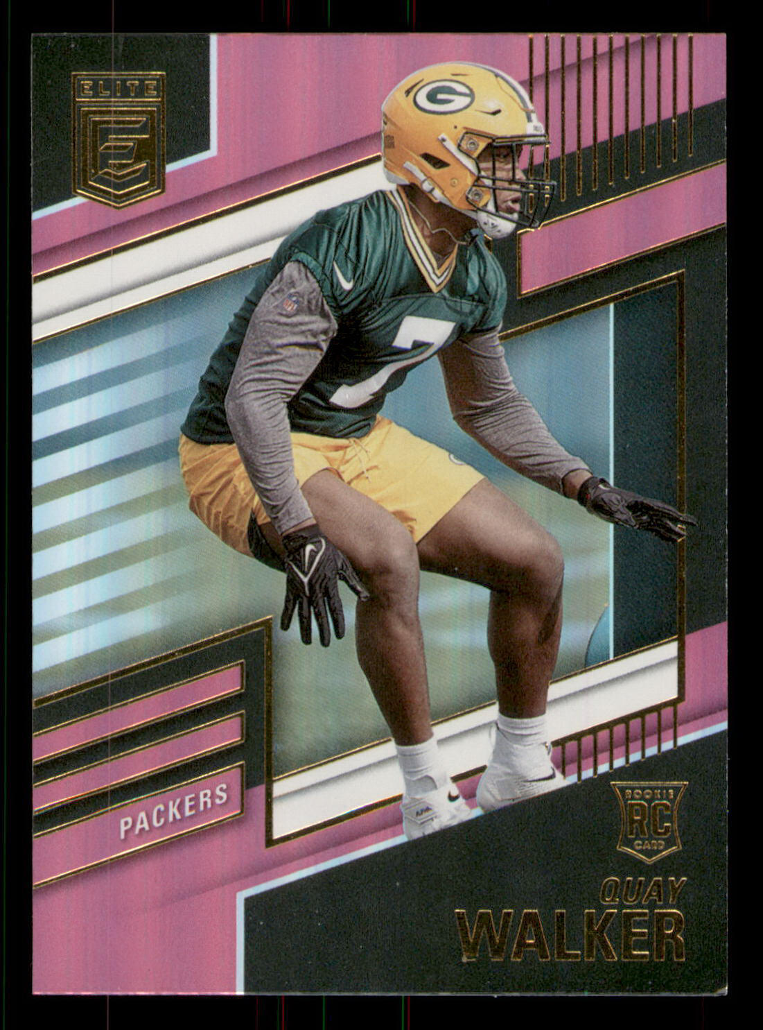 Quay Walker 2022 Donruss Elite #186 Pink RC Green Bay Packers