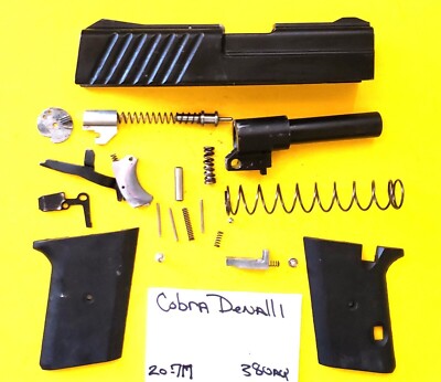 COBRA DENALI 380 ACP BLACK GUN REPAIR PARTS # 20-717