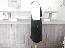 Combi-Jupe Bretelles En Jean GIRBAUD - Taille 38, Bleu Jeans, Occasion Très Bon État