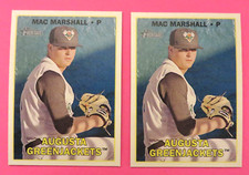 2 - 2016 Topps Heritage Minors, Augusta GreenJackets - MAC MARSHALL