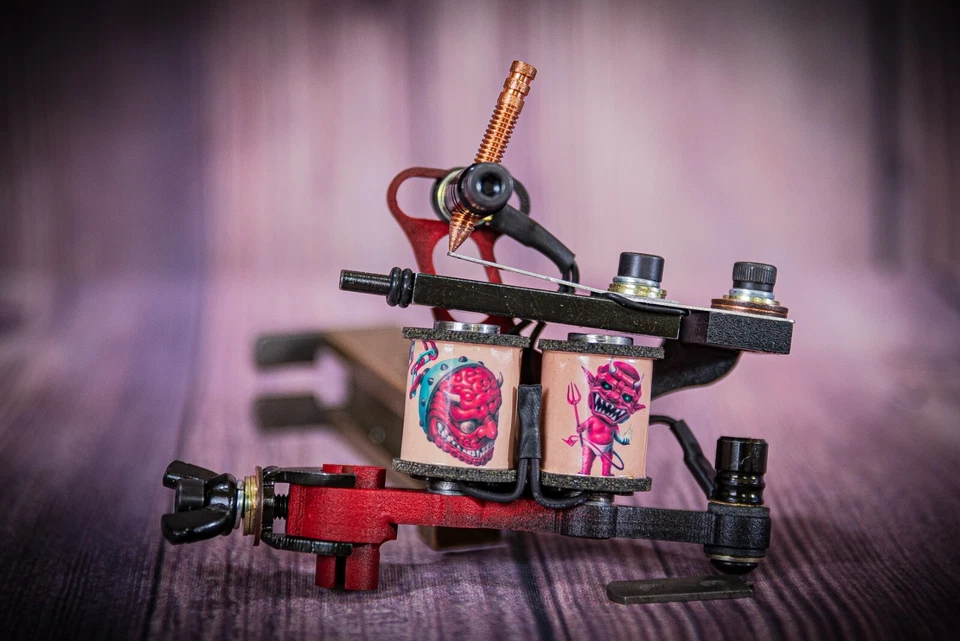 Handmade tattoo machine color packer mag 5-25, Running 95-100 Hz @4.5V Unloaded - Image 4 of 4