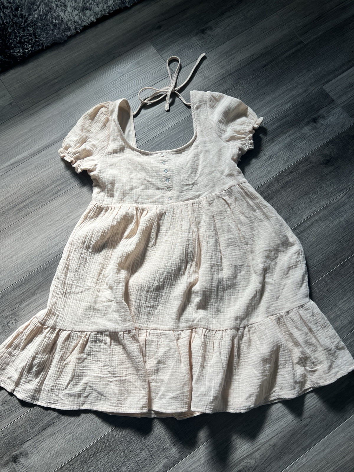 In Bloom Large Cream Dress