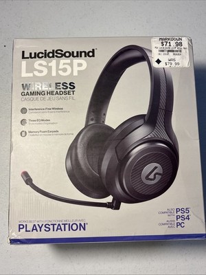 new Lucidsound LS15P Wireless GAMING HEADSET lucid sound for sony ps5 ps4 pc