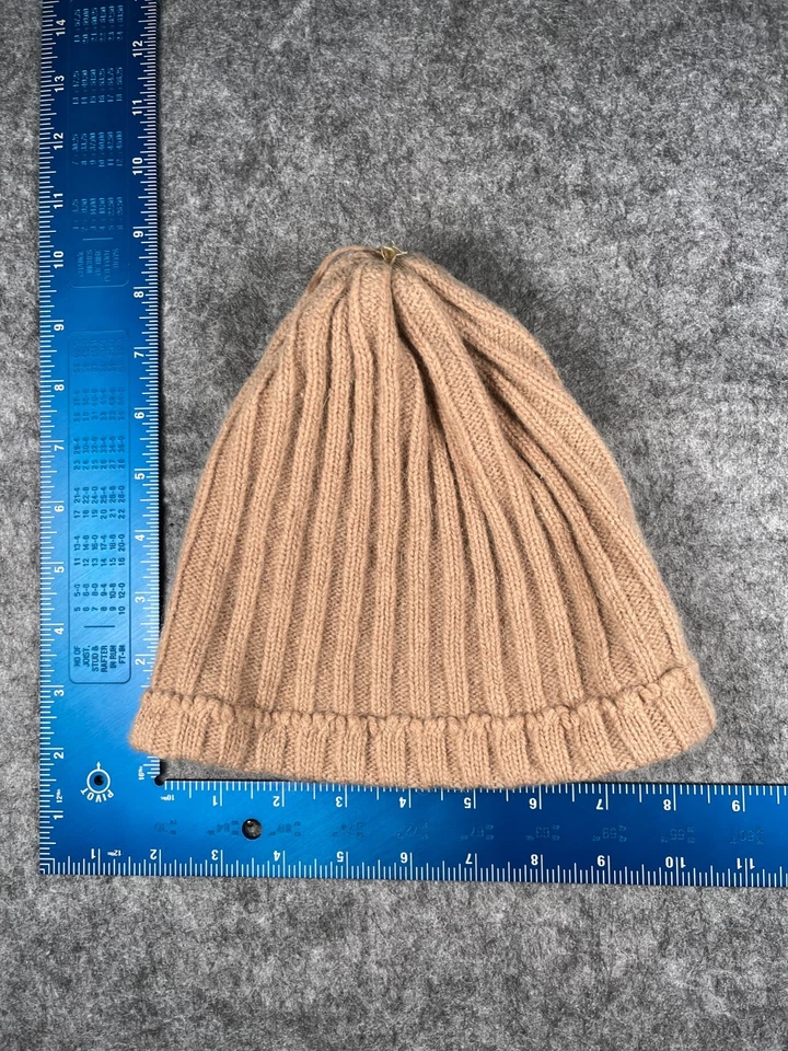 GMA Accessories Beanie Toque Women One Size Beige Knit Wool Blend Sequin Ski - Image 4 of 4