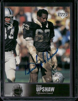 1997 Upper Deck Legends #AL-65 Gene Upshaw Autographs