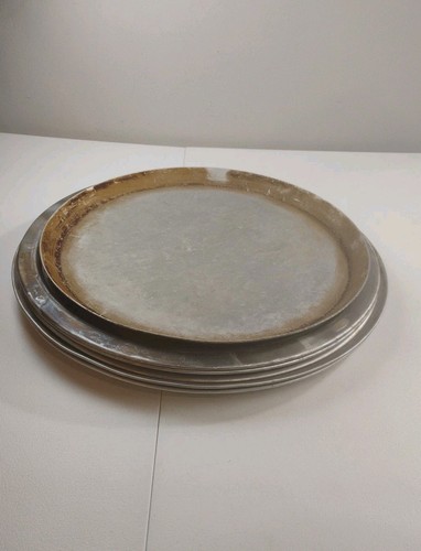 Heavy Duty Commercial Aluminum Pizza Pan Non Stick Wide Lot 8
