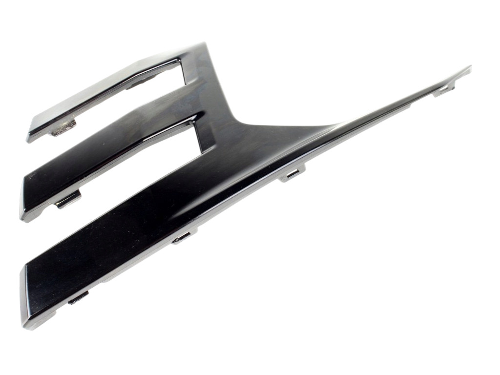 Modanatura Sinistra Peugeot Partner 2024 Nera Lucida Paraurti Ant.