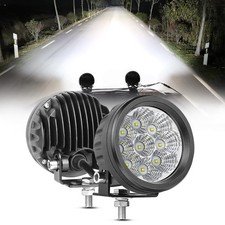 ACEC SHOP Round LED Pods 2PCS 54W 3.5" for Wrangler Toyota SUV UTV ATV
