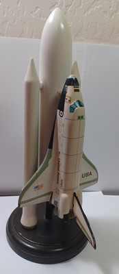 NASA Space Shuttle Contractor's Model On Wood Stand 11 3/4'' RRGS1