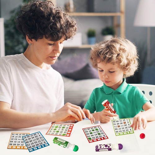 Carte da gioco Bingo - 100 libri da 10 fogli per divertenti notti di bingo - Foto 2 di 8