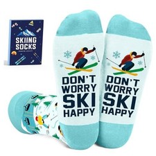 Funny Skiing Socks for Men - Christmas Gift, Ski Accessories, Ski Skiing03