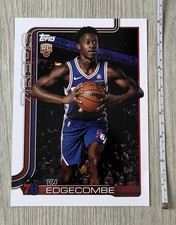 2025-26 Topps NBA Basketball VJ Edgecombe Rookie #OTC-12 Oversized