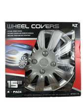 Wheel Covers 15 Kt1011-15 Hubcaps Retention Rings 2-pack Universal