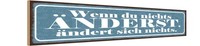 Holzschild 10X46 Cm Du Nichts äNderst Nichts äNdert Deko Geschenk Holz Schild