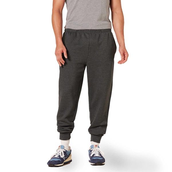Amazon Essentials Herren Jogginghose Fleece Dunkelgrau L Bequeme Passform-image