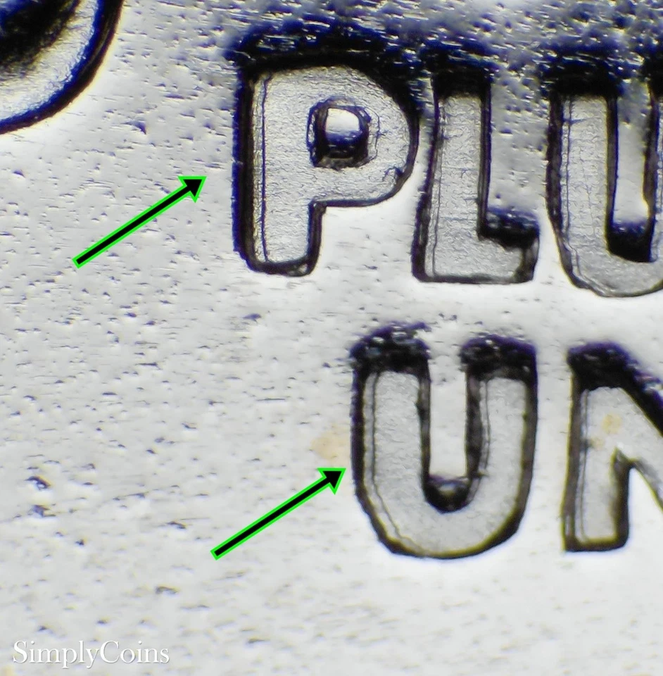 1956 DDR Franklin Half Dollar GEM Proof Uncirculated DOUBLED DIE REVERSE - Image 3 of 4