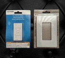 LUTRON Pico Switch Dimmer, Switch, Shade Setup PJ2-3BRL-GWH-L01 w/ Wallplate