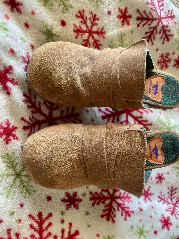 Zapatos con plataforma zueco de gamuza, marca Rocket Dog, talla 7 Foto 3 de 4