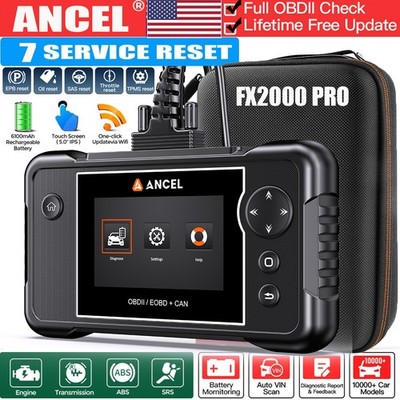 ANCEL FX2000P Check Engine ABS SRS Transmission OBD2 Scanner Car Diagnostic Tool