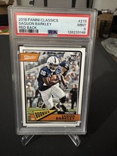 2018 Panini Classics - Rookies Saquon Barkley #213 Red Back /299 (RC)