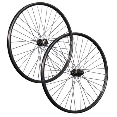 Laufrad 26 Zoll Satz Set Felge geöst DT Swiss Shimano Deore Disc CL M615 schwarz