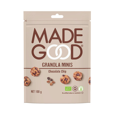 Glutenfreie GRANOLA SCHOKOLADE BIO 100 g - MADEGOOD