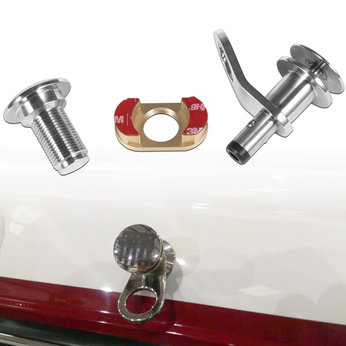 1/2'' Marine Quick Release Boat Fender Holder & Receiver Kit, Stainless Steel