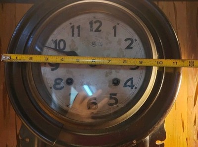 Vintage 1940s Meiji Clock Co Made In Occupied Japan Wall Clock
