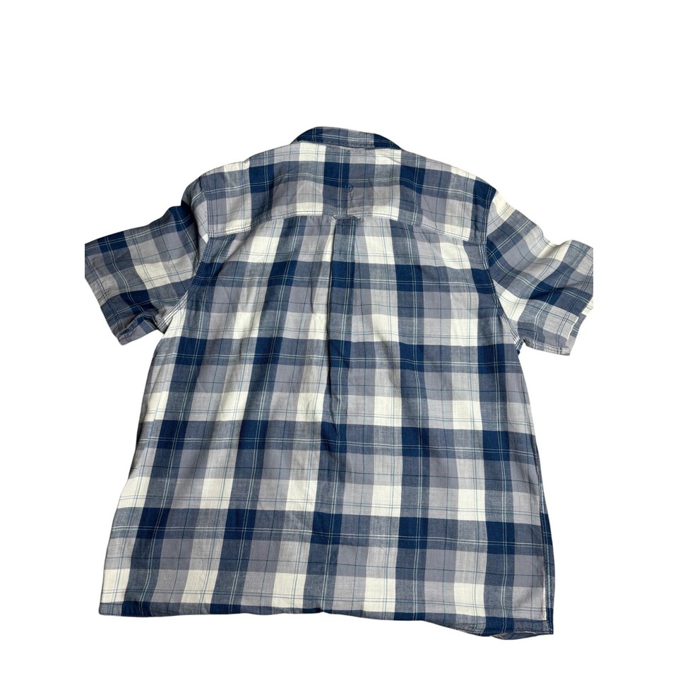 NWT Fat Face Mens 2XL Plaid Button Down Short Sleeve Shirt Casual ...