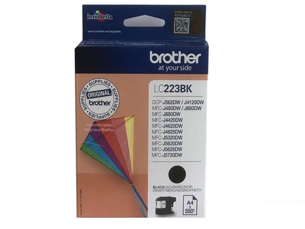 Original Brother Tintenpatrone LC223 Schwarz Black FüR DCP-J562DW DCP-J4120DW-image