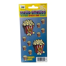 Mello Smello Scratch and Sniff POPCORN Scented Stickers NEW IN PACKAGE Sealed