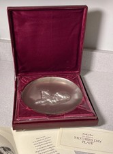 Lincoln Mint 1972 Annual Mother's Day Plate-925 Solid Sterling-Sealed Dog 221g