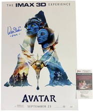 Wes Studi signed 13x19 Poster Eytukan Avatar JSA Authentication