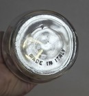 Vintage Clear Glass Hurricane Oil Lamp Small 8'' Made in Italy — photo 9