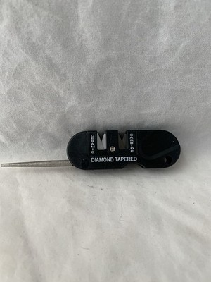 Outdoor Pocket Folding Ceramic Carbide Diamond Tapered Knife Sharpener      A2-5