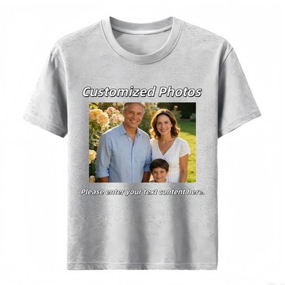 Customized T-Shirt men's/women's high-definition printed shirts that do not fade
