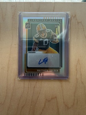 2025 Panini Donruss Optic - Signature Series Holo Matthew Golden #SSHMG (AU, RC)